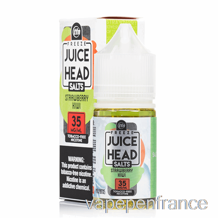 Congeler Fraise Kiwi - Sels De Tête De Jus - 30 Ml 35 Mg Stylo Vape